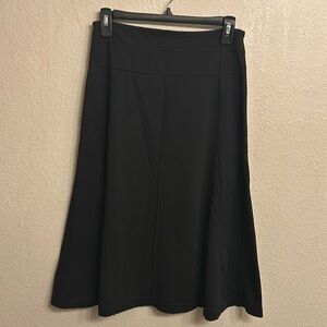 Athleta Women Chic Black Midi Skirt Size Extra Small
